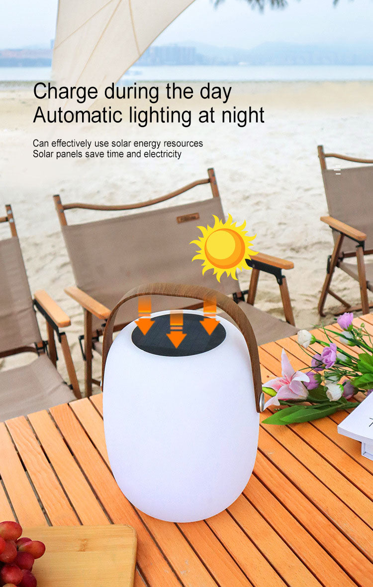 Solar Portable Basket Outdoor Light