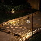 Solar Garden Lamp - Stainless Steel Waterproof Pathway Light with Modern Design 5
