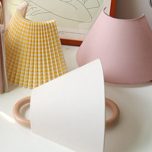 Solid Wood Pleated Wall Sconce