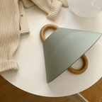 Solid Wood Pleated Wall Sconce