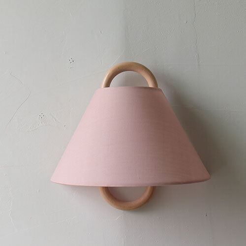 Solid Wood Pleated Wall Sconce