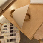 Solid Wood Pleated Wall Sconce
