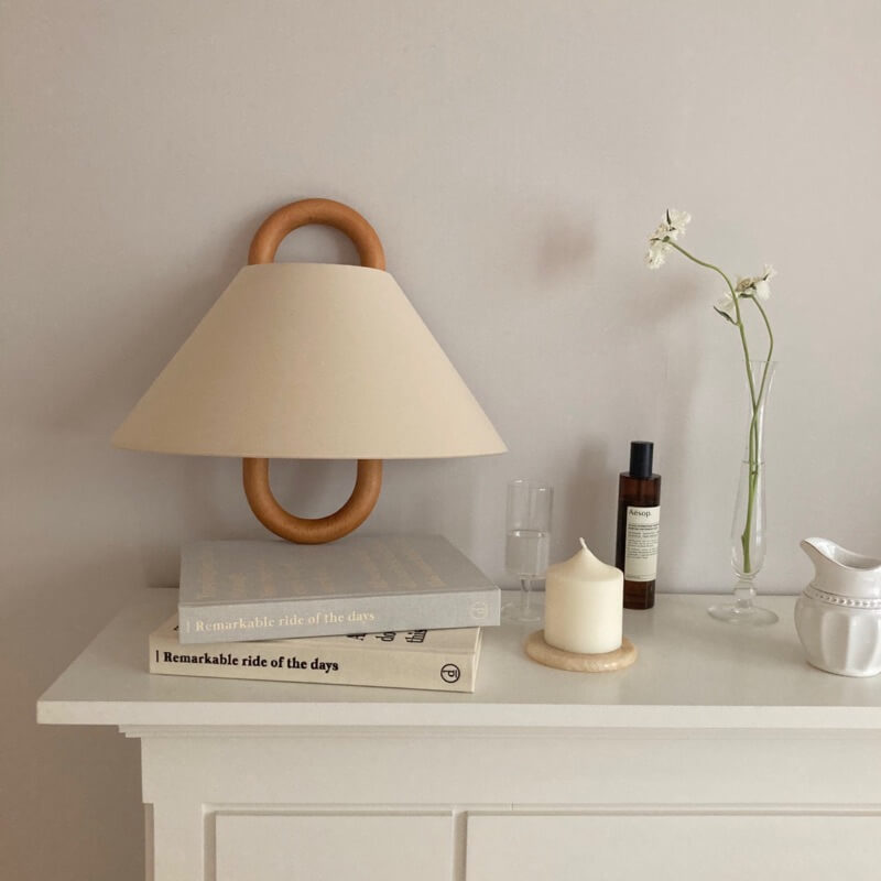 Solid Wood Pleated Wall Sconce