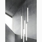 Spiral Pendant Light in Iron and Acrylic with Adjustable Height for Staircases 0