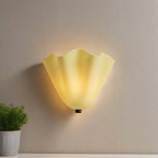 Stained Glass Wall Sconce with LED Light in Retro Art Deco Design 1