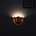 Stained Glass Wall Sconce with LED Light in Retro Art Deco Design 8