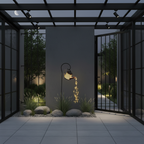 Star-Shaped Solar Lantern with Warm White LEDs – Eco-Friendly Waterfall Light for Garden and Patio 4