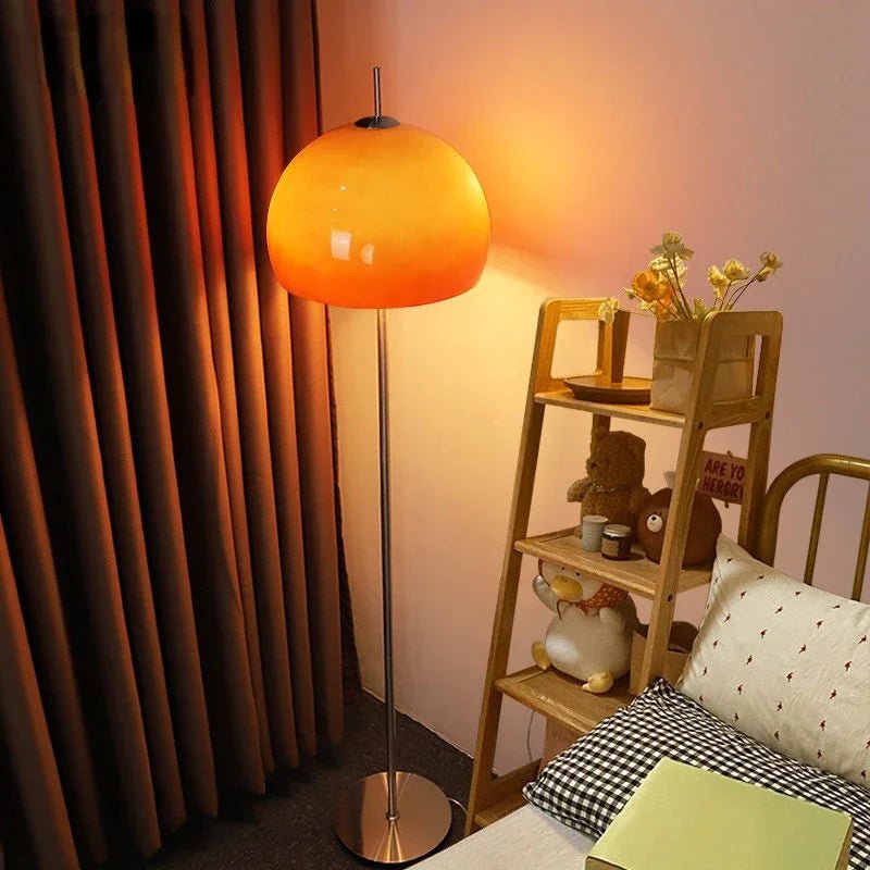 Stylish Table Lamp with Stained Glass Shade and Remote Control for Living Room 2
