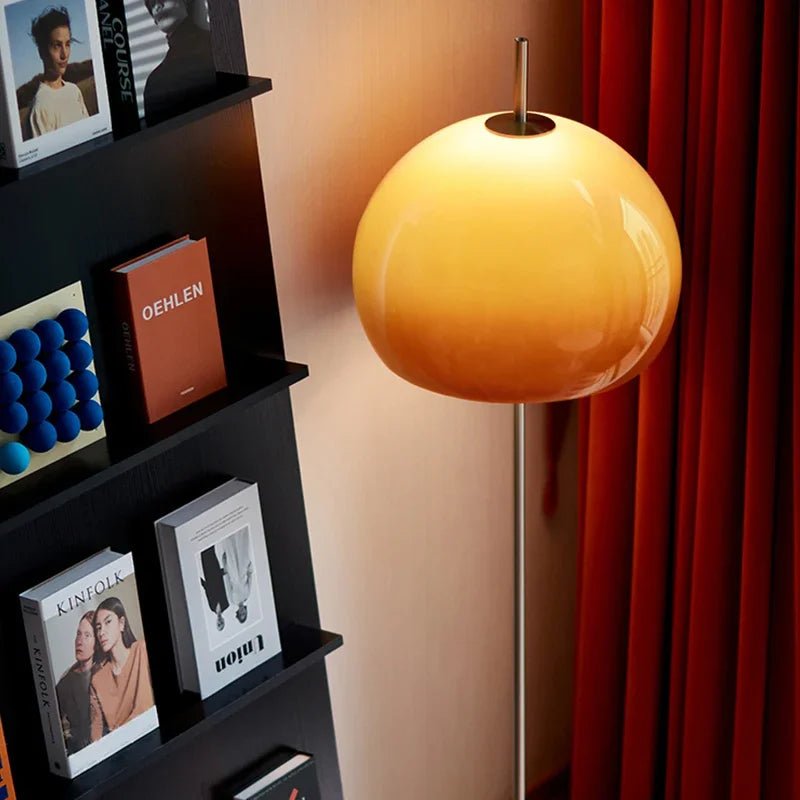 Stylish Table Lamp with Stained Glass Shade and Remote Control for Living Room 3