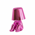 Table Lamp with Resin Thinker Design and LED Lighting for Living Room 0