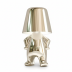 Table Lamp with Resin Thinker Design and LED Lighting for Living Room 3
