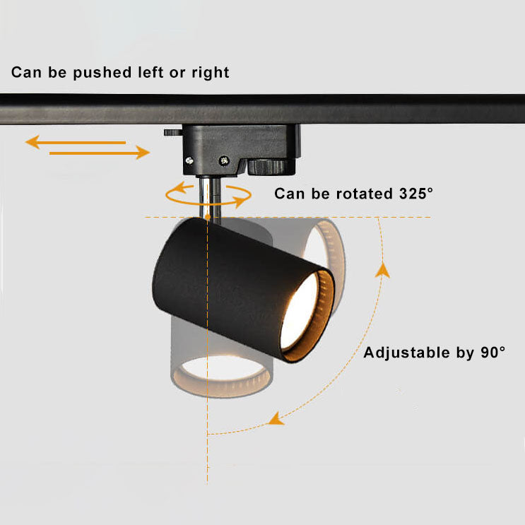 Tubular Track LED Flush Mount Light