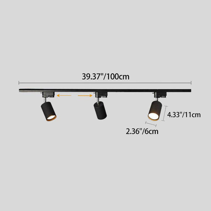 Tubular Track LED Flush Mount Light