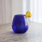 Vibrant Glassware Cocktail Glasses – 400ml Capacity with Colorful Bubble Design, Ideal Drinking Glasses for Juices and Cocktails 0