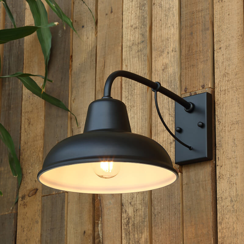 Vintage Iron Barn Outdoor Sconce