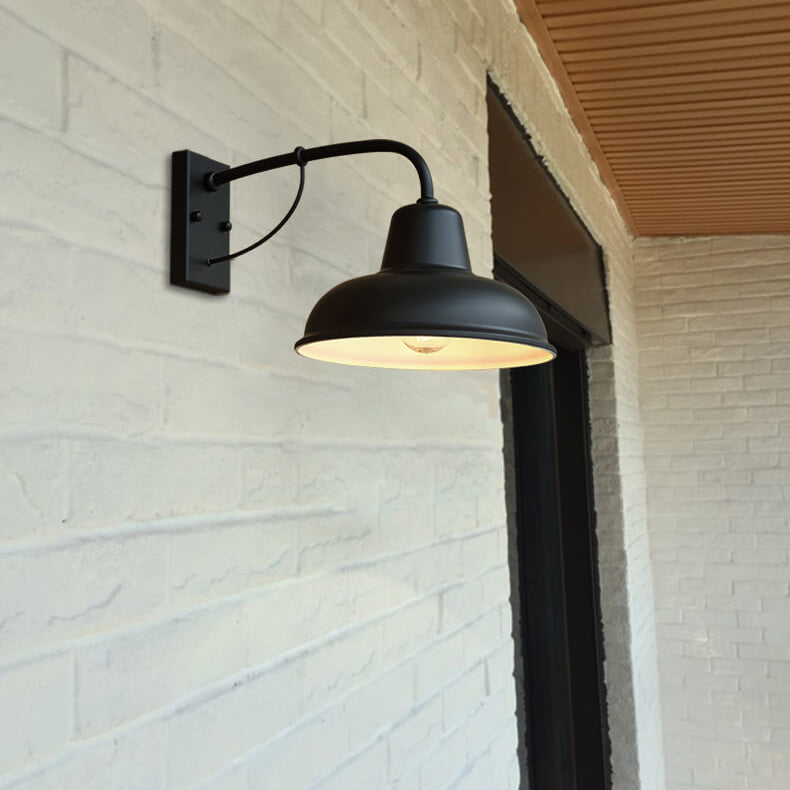 Vintage Iron Barn Outdoor Sconce
