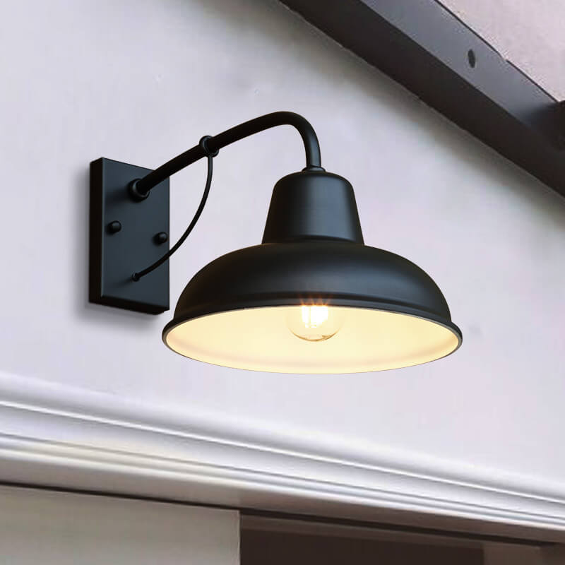 Vintage Iron Barn Outdoor Sconce
