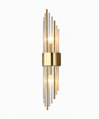 Wall Light with Crystal Shade and Gold Finish for Elegant Interiors 1