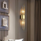 Wall Light with Crystal Shade and Gold Finish for Elegant Interiors 2