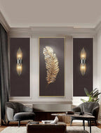 Wall Light with Crystal Shade and Gold Finish for Elegant Interiors 3