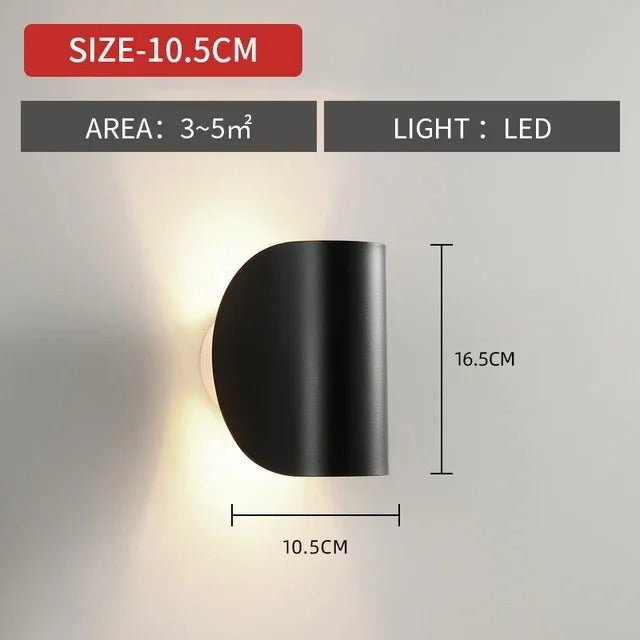 Wall Sconce Light in Aluminium with Waterproof Design for Indoor Outdoor Use 2