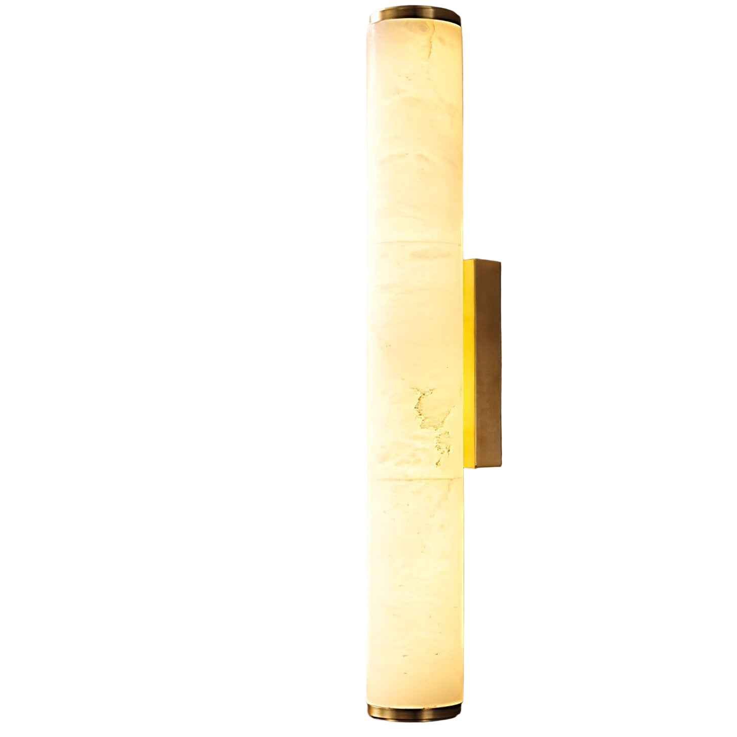 Wall Sconce Lighting with Resin Marble Effect and Copper Accents 0