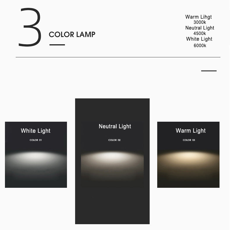 Walnut Grain LED Flush Mount Light
