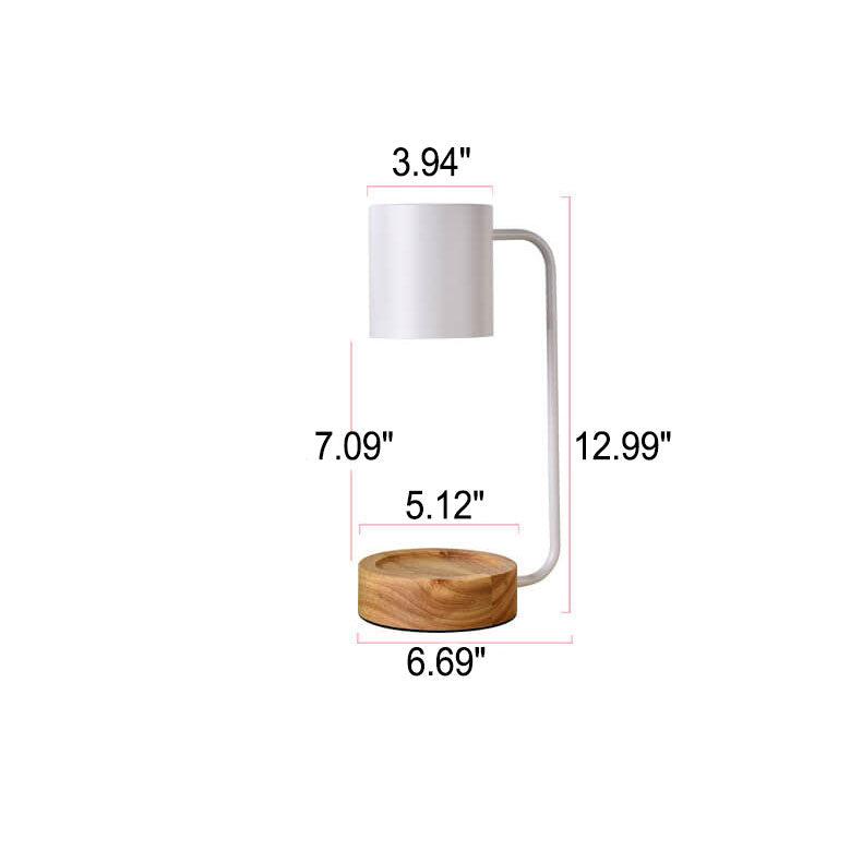 Wood Melting Wax Dimming Table Lamp