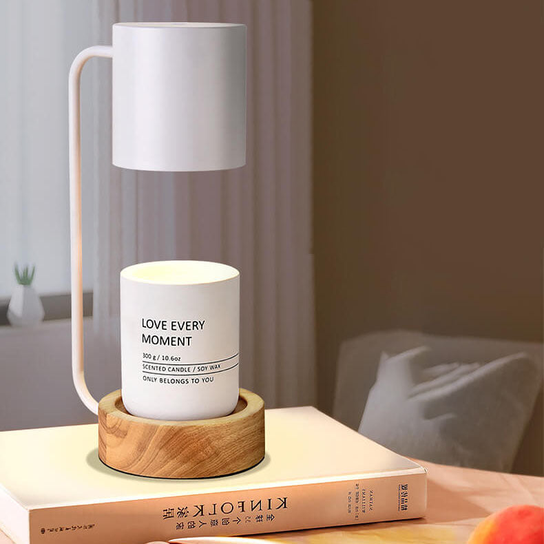Wood Melting Wax Dimming Table Lamp