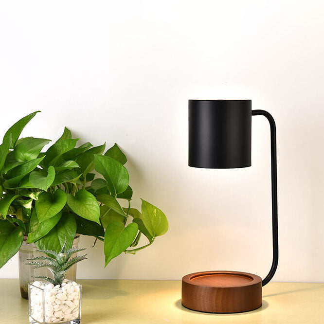 Wood Melting Wax Dimming Table Lamp