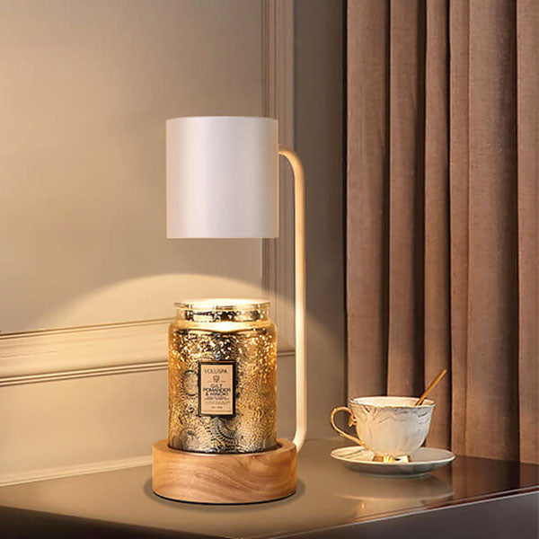 Wood Melting Wax Dimming Table Lamp