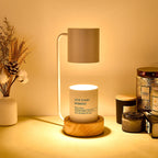 Wood Melting Wax Dimming Table Lamp