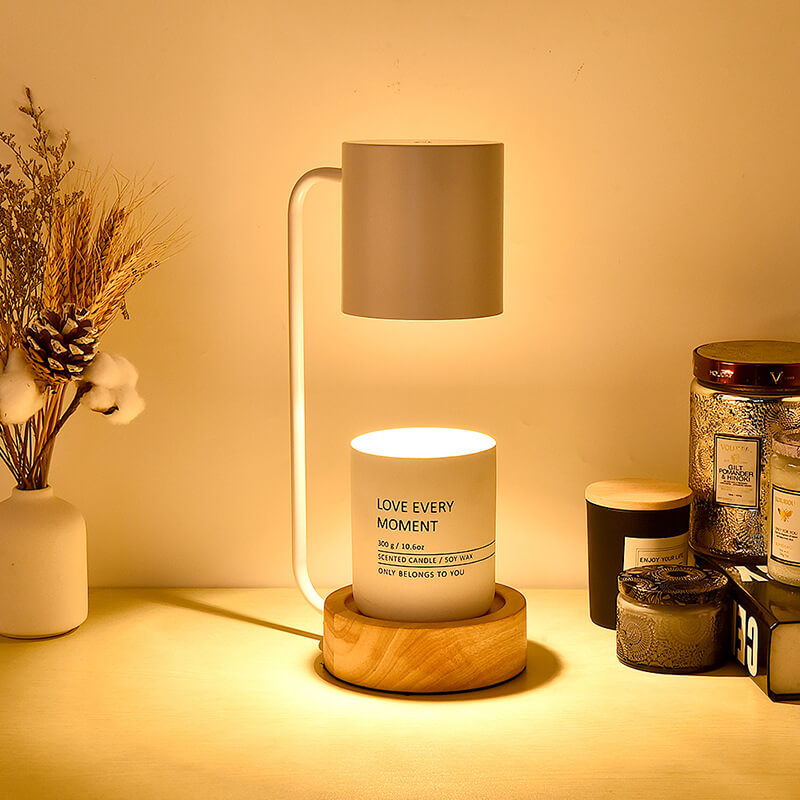 Wood Melting Wax Dimming Table Lamp