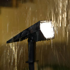 Solar Spot Light Outdoor Waterproof, Adjustable RGB Landscape Light with Sensor - Garden Tree Uplighting for Yard Patio Wall