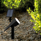 Solar Spot Light Outdoor Waterproof, Adjustable RGB Landscape Light with Sensor - Garden Tree Uplighting for Yard Patio Wall