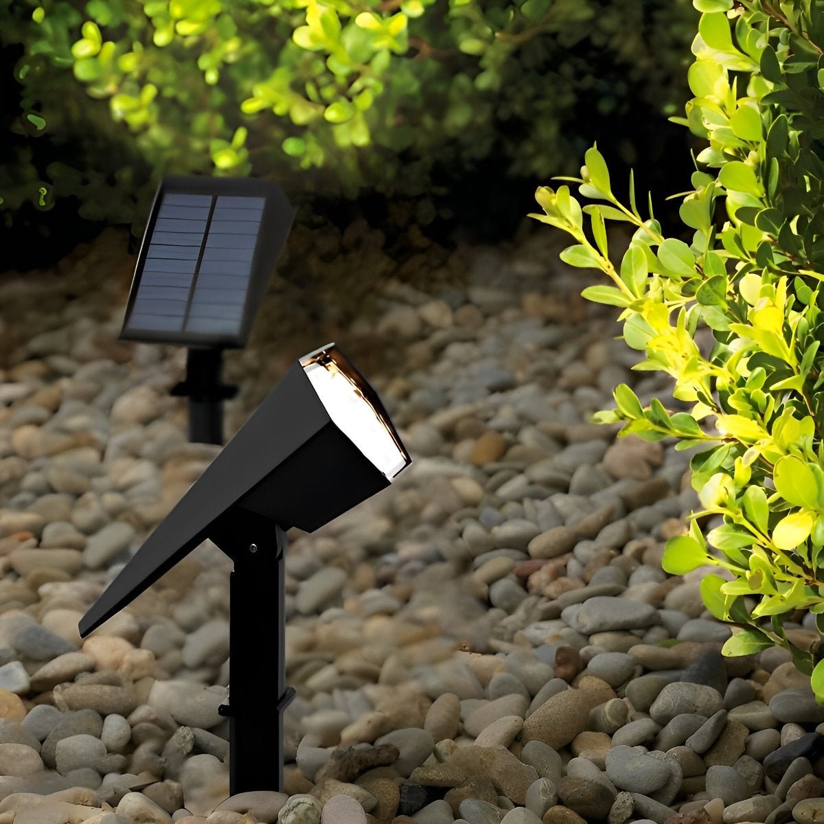 Solar Spot Light Outdoor Waterproof, Adjustable RGB Landscape Light with Sensor - Garden Tree Uplighting for Yard Patio Wall