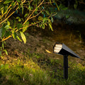 Solar Spot Light Outdoor Waterproof, Adjustable RGB Landscape Light with Sensor - Garden Tree Uplighting for Yard Patio Wall