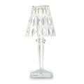 Crystal Table Lamp, Modern Decorative Bedside Lamp - Elegant Crystal Accent Lighting for Bedroom Living Room Nightstand