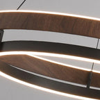 Dimensions and specification detail of Nordic dimmable ring chandelier