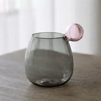 Vibrant Glassware Cocktail Glasses – 400ml Capacity with Colorful Bubble Design, Ideal Drinking Glasses for Juices and Cocktails