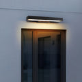 LED Linear Wall Light Outdoor Black Rectangular Lamp
