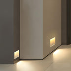 Motion Sensor LED Recessed Wall Light, Minimalist Step Stair Sconce - Indoor Night Lighting for Stairway Hallway Corridor