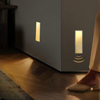 Motion Sensor LED Recessed Wall Light, Minimalist Step Stair Sconce - Indoor Night Lighting for Stairway Hallway Corridor