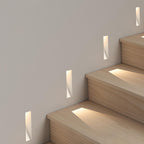 Motion Sensor LED Recessed Wall Light, Minimalist Step Stair Sconce - Indoor Night Lighting for Stairway Hallway Corridor