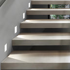 Motion Sensor LED Recessed Wall Light, Minimalist Step Stair Sconce - Indoor Night Lighting for Stairway Hallway Corridor