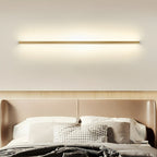 LED Wall Sconce Up and Down, Modern Wood Long Strip Light - Minimalist Indoor Wall Lighting for Living Room Bedroom Hallway