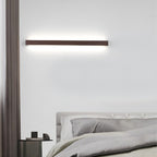 LED Wall Sconce Up and Down, Modern Wood Long Strip Light - Minimalist Indoor Wall Lighting for Living Room Bedroom Hallway