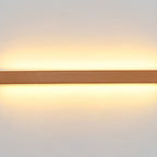 LED Wall Sconce Up and Down, Modern Wood Long Strip Light - Minimalist Indoor Wall Lighting for Living Room Bedroom Hallway