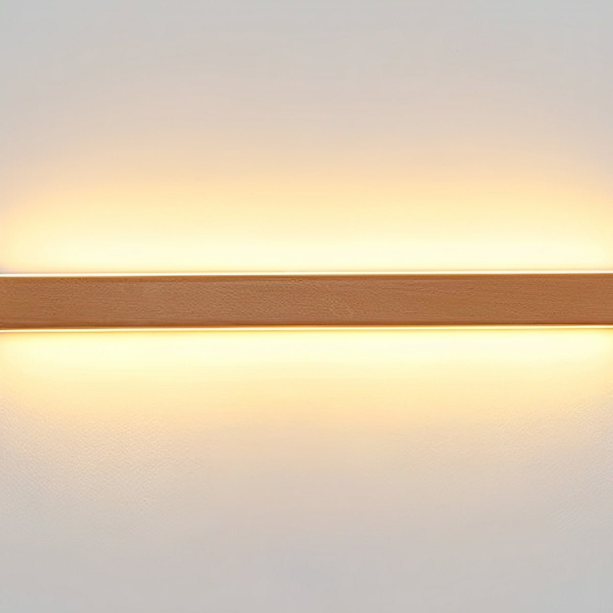 LED Wall Sconce Up and Down, Modern Wood Long Strip Light - Minimalist Indoor Wall Lighting for Living Room Bedroom Hallway