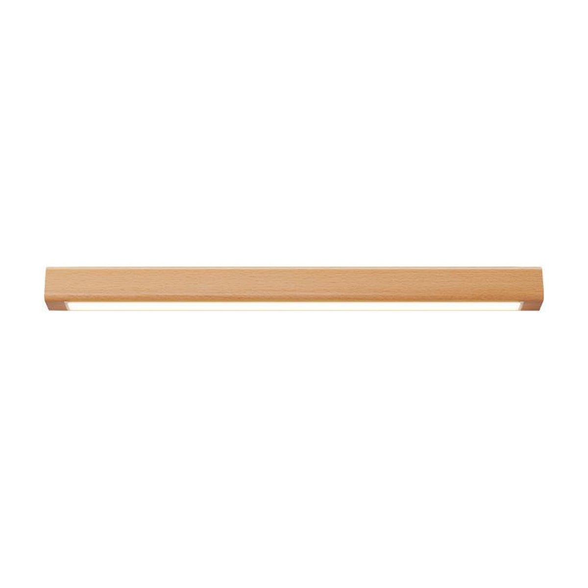 LED Wall Sconce Up and Down, Modern Wood Long Strip Light - Minimalist Indoor Wall Lighting for Living Room Bedroom Hallway
